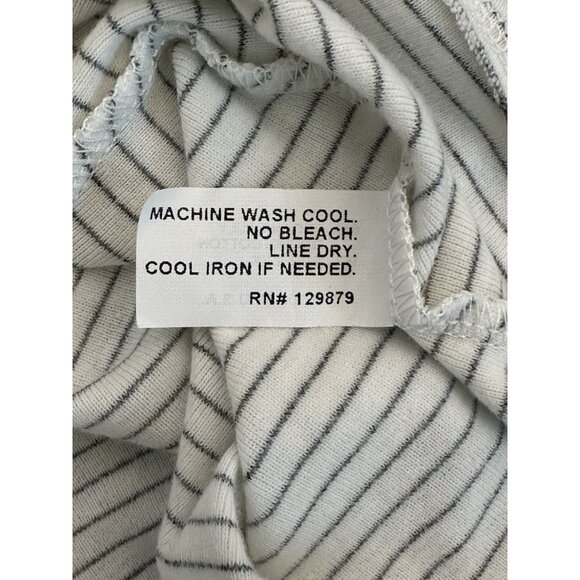 BLUE CANOE Organically Grow Cotton Pleat Tank Size Small Striped - Picture 7 of 10